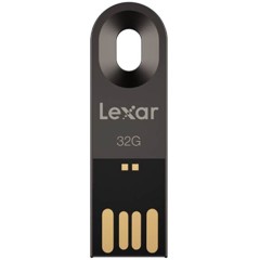 32GB Lexar JumpDrive M25 USB2.0 Titanium Gray Flash Drive
