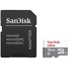 SanDisk Ultra Android microSDHC 16GB 80MB/<wbr>s Class 10; EAN: 619659161613