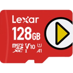 128GB Lexar PLAY microSDXC UHS-I cards, up to 150MB/<wbr>s read