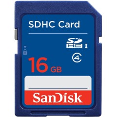 SanDisk SDHC 16GB ; EAN: 619659055646