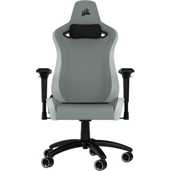 CORSAIR TC200 Leatherette Gaming Chair, Standard Fit - Light Grey/<wbr>White - Metoo (1)