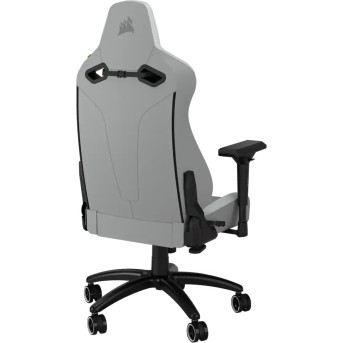 CORSAIR TC200 Leatherette Gaming Chair, Standard Fit - Light Grey/<wbr>White - Metoo (2)