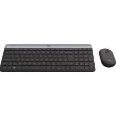 LOGITECH Slim Wireless Keyboard and Mouse Combo MK470-GRAPHITE-RUS-2.4GHZ-INTNL