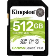 Флеш (Flash) карты Kingston Canvas Select Plus SDXC Class 10 SDS2/512GB (512 ГБ)