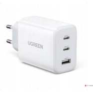 Зарядное устройство Ugreen CD275 90496 USB-A+2*USB-C 65W GaN Tech Fast Charger