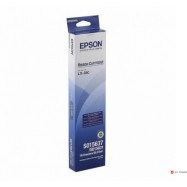 Черный риббон-картридж Epson RIBBON LX-350/LX300 EU, C13S015637