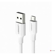 Кабель Ugreen US289 Micro USB Male To USB 2.0 A Male Cable 2M (White), 60143