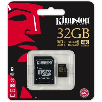 Карта памяти microSD 32Gb Kingston SDCG - Metoo (1)
