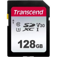 Карта памяти SD 128GB Class 10 U1 Transcend TS128GSDC300S