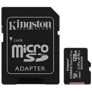 Карта памяти MicroSD 128GB Class 10 UHS-I A1 C10 Kingston SDCS2/128GB