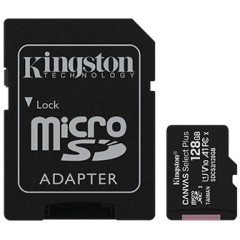 Карта памяти MicroSD 128GB Class 10 UHS-I A1 C10 Kingston SDCS2/<wbr>128GB