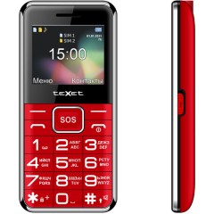 Мобильный телефон Texet TM-319 красный